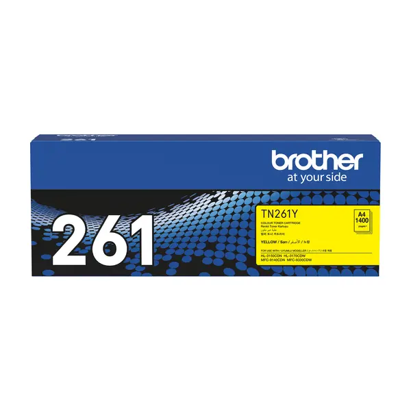 Brother兄弟牌 TN-261 Y 黃色碳粉匣
