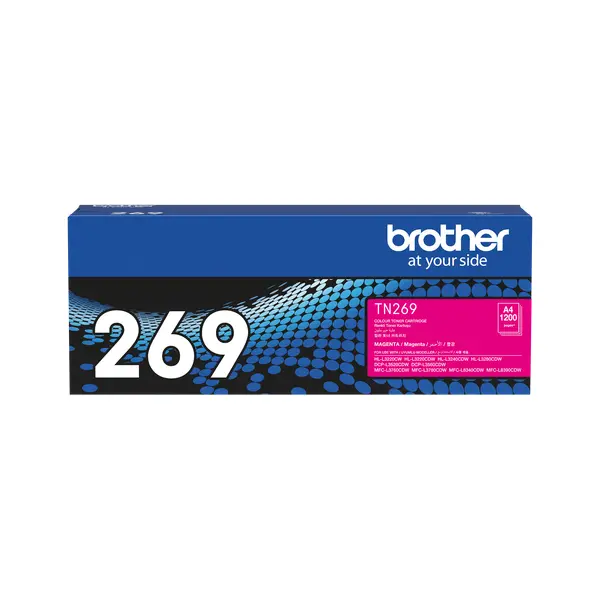 Brother兄弟牌 TN269M 洋紅色碳粉匣