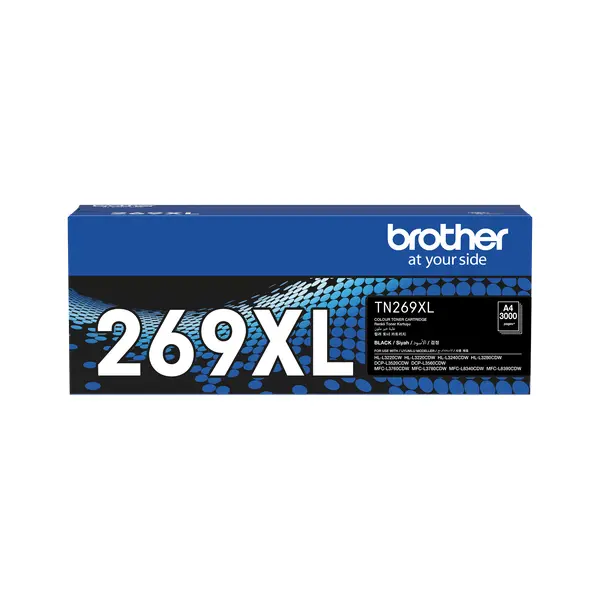 Brother兄弟牌 TN269XLBK 黑色碳粉匣