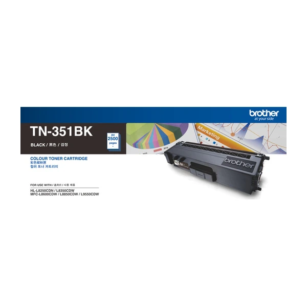 Brother兄弟牌 TN-351 BK 黑色碳粉匣